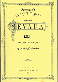 A History of Nevada Index